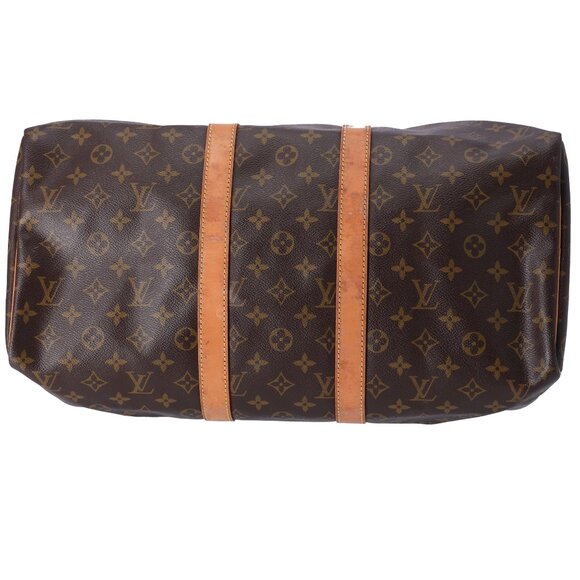 Louis Vuitton Monogram Keepall 45 Travel Boston Bag M41428 Weekender - Picture 15 of 17